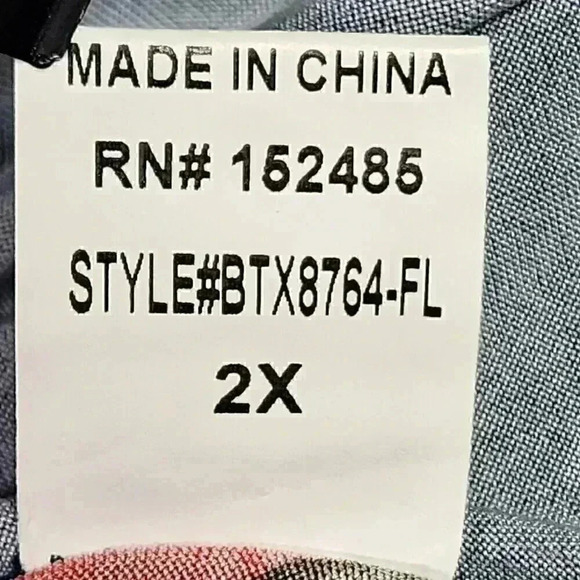PAPERMOON Strappy Tank Top‎ 2X Navy Blue with Red Yellow White Floral Flowy Soft - Picture 6 of 11